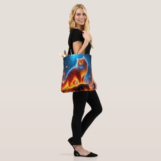 Enchanted Fire Feline Draagtas (Op model)