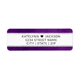 Enchanted Floral Wedding Stationery Retouradres Etiket