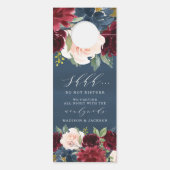 Enchanted Floral Wedding Welcome & stoort niet (Achterkant)