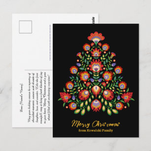 Enchanted Florals: een op folklore geïnspireerde k Briefkaart