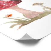 Enchanted Forest Animals Baby shower Welkom Poster (Hoek)