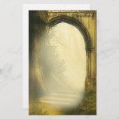 Enchanted Forest Arch Briefpapier (Voorkant / Achterkant)