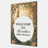 Enchanted Forest Baby Shower Acryl Bord (Hoek)