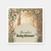 Enchanted Forest Baby shower Servet (Voorkant)
