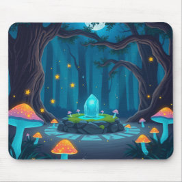 Enchanted Forest Crystal Mouse Pad Muismat