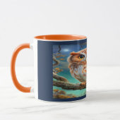 Enchanted Forest Cute Night Owl Coffee Mug (Gauche)