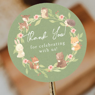 Enchanted Forest dank u Ronde Sticker