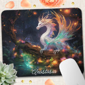 Enchanted Forest Dragon gepersonaliseerd Muismat