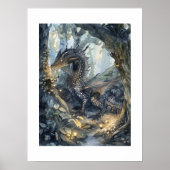 Enchanted Forest Dragon Poster (Voorkant)