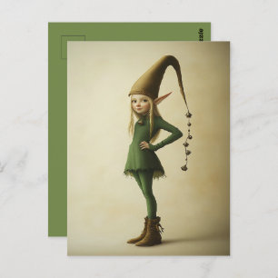 Enchanted Forest Elf Briefkaart