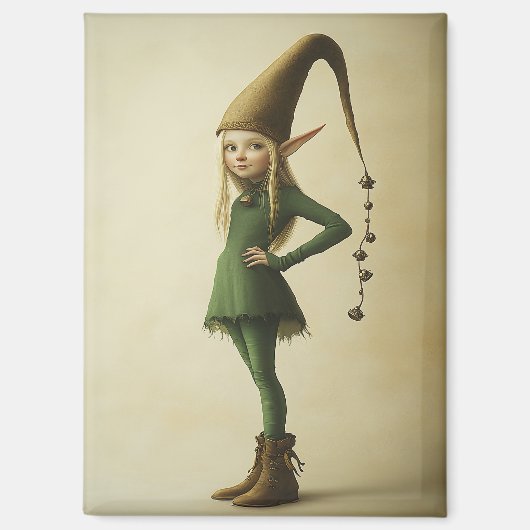Enchanted Forest Elf Magneet (Voorkant)