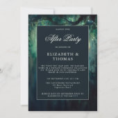 Enchanted Forest Emerald na feestontvangst Kaart (Voorkant)