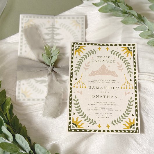Enchanted Forest Engagement Party Kaart