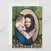 Enchanted Forest Engagement Party Kaart (Achterkant)