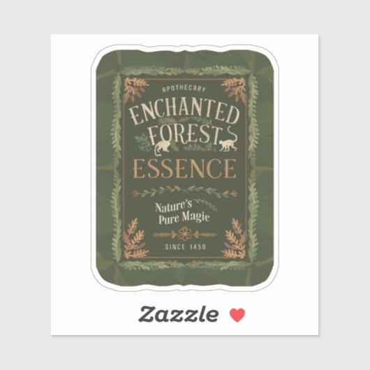 Enchanted Forest Essence Label Sticker (Vel)