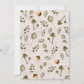 Enchanted Forest Fairy verjaardagsuitnodiging Kaart (Achterkant)