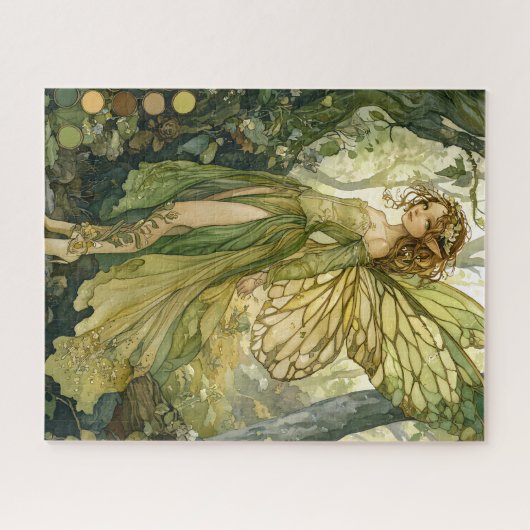 Enchanted Forest Fairy With Wings Legpuzzel (Horizontaal)