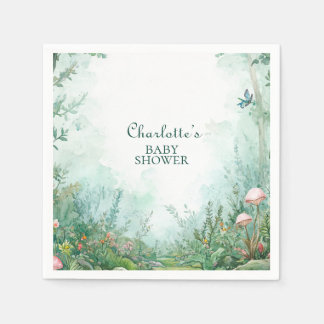 Enchanted Forest Fairytale Forest Baby Shower Servet