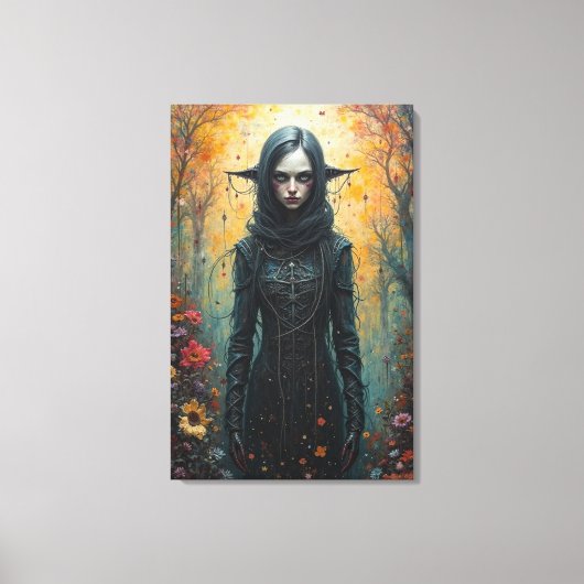 Enchanted Forest Guardian Canvas Afdruk (Voorkant)