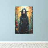Enchanted Forest Guardian Canvas Afdruk (Insitu (Houten vloer))