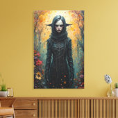 Enchanted Forest Guardian Canvas Afdruk (Insitu (Woonkamer))