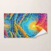 Enchanted Forest Heart of Light Design (Serviette à main)