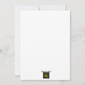 Enchanted Forest Home Invitation Kaart (Achterkant)