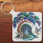 Enchanted Forest Keychain - Tree of Life  (Voorkant)
