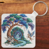 Enchanted Forest Keychain - Tree of Life  (Achterkant)