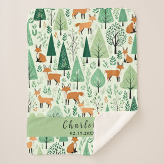 Enchanted Forest knuffeldeken Sherpa Deken