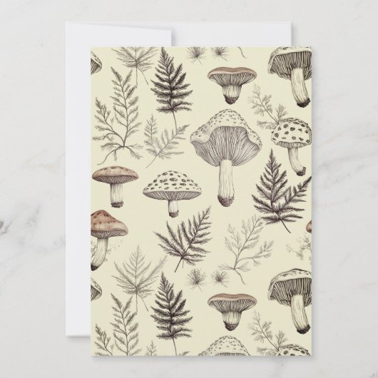 Enchanted Forest Mouse Baby shower Uitnodiging (Achterkant)