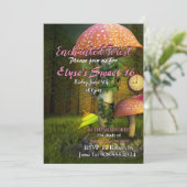 Enchanted Forest Mushroom Kaart (Staand voorkant)