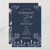 Enchanted Forest Mushroom Second Birthday Kaart (Voorkant / Achterkant)