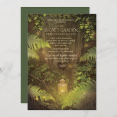 Enchanted Forest Père Fille Dance Invitation (Devant / Derrière)