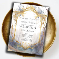 Enchanted Forest Portal Wedding Invitation