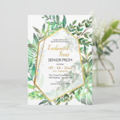 Enchanted Forest Prom-uitnodiging Kaart (Staand voorkant)