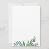 Enchanted Forest Prom-uitnodiging Kaart (Achterkant)