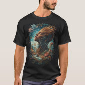 Enchanted Forest Queen Surreal Fantasy Art T-shirt (Voorkant)