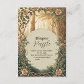 Enchanted Forest Raffle Diapper Informatiekaartje (Voorkant)