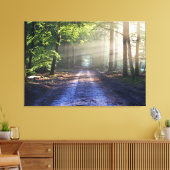 Enchanted Forest Road Canvas Afdruk (Insitu (Woonkamer))