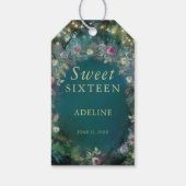 Enchanted Forest Roos Greenery Fairy Woodland Naam Cadeaulabel (Achterkant)