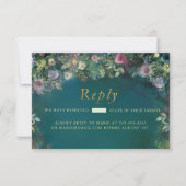 Enchanted Forest Rozen Foliage Fairy Woodland RSVP (Voorkant)