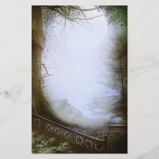 Enchanted Forest Scene Briefpapier (Voorkant)