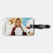 Enchanted Forest Side Branch Wedding Bagagelabel (Achterkant horizontaal)