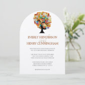Enchanted Forest Side Branch Wedding Invitations (Debout devant)