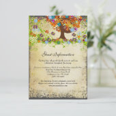 Enchanted Forest Side Branch Wedding Invitations (Debout devant)