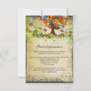 Enchanted Forest Side Branch Wedding Invitations