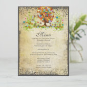Enchanted Forest Side Branch Wedding Invitations (Debout devant)