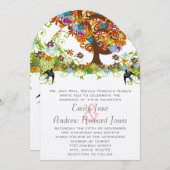 Enchanted Forest Side Branch Wedding Invitations (Devant / Derrière)