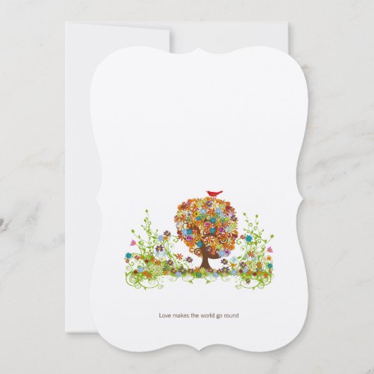 Enchanted Forest Side Branch Wedding Invitations (Dos)